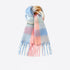 Rainbow Mohair Scarf